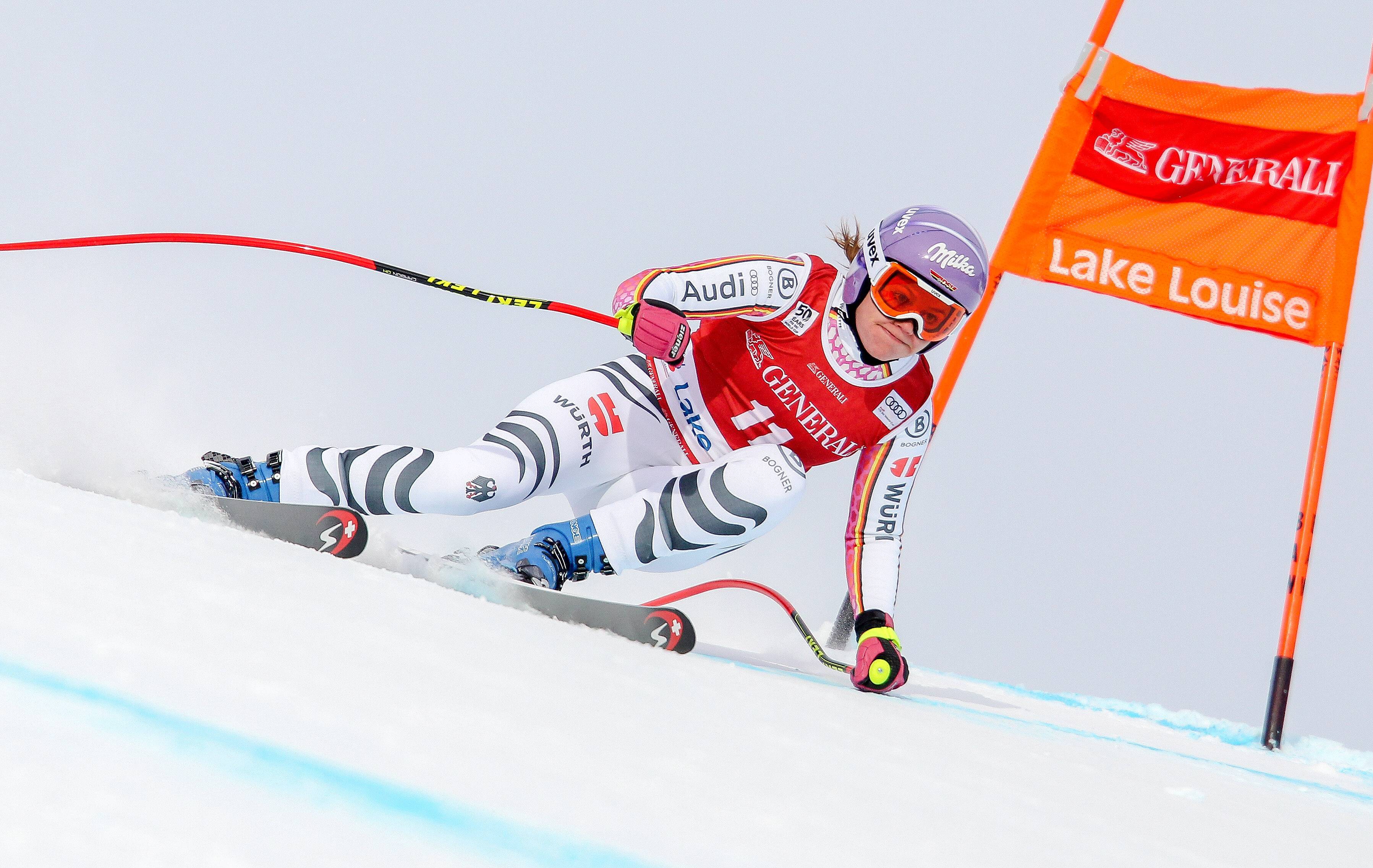 ALPINE SKIING - FIS WC Lake Louise LAKE LOUISE,CANADA,03.DEC.16 - ALPINE SKIING - FIS World Cup Lake Louise, Downhill, Ladies. Image Shows Viktoria Rebensburg (GER). Keywords: Stoeckli. PUBLICATIONxINxGERxHUNxONLY GEPAxpictures/xMarioxKneisl
Alpine Skiing FIS WC Lake Louise Lake Louise Canada 03 DEC 16 Alpine Skiing FIS World Cup Lake Louise Downhill Ladies Image Shows Viktoria Vine Castle Ger Keywords Stoeckli PUBLICATIONxINxGERxHUNxONLY GEPAxpictures XMarioxKneisl